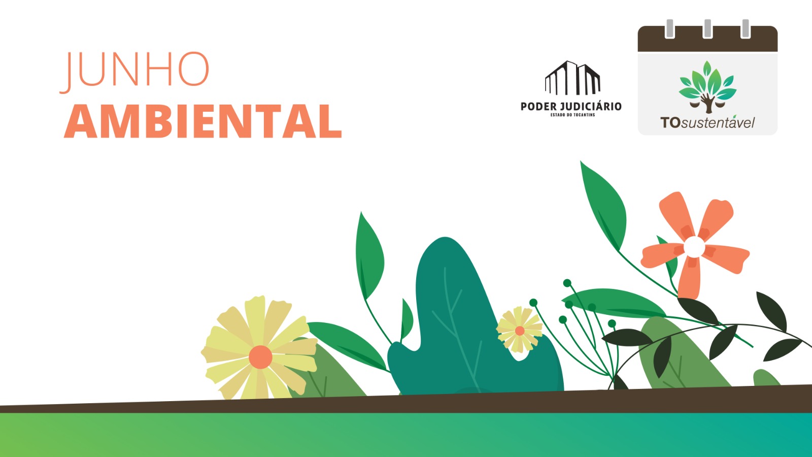 Card com os dizeres "junho ambiental"