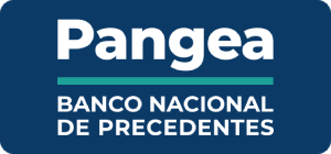 Imagem azul, verde e branca escrita Pangea  - Banco Nacional de Precedentes