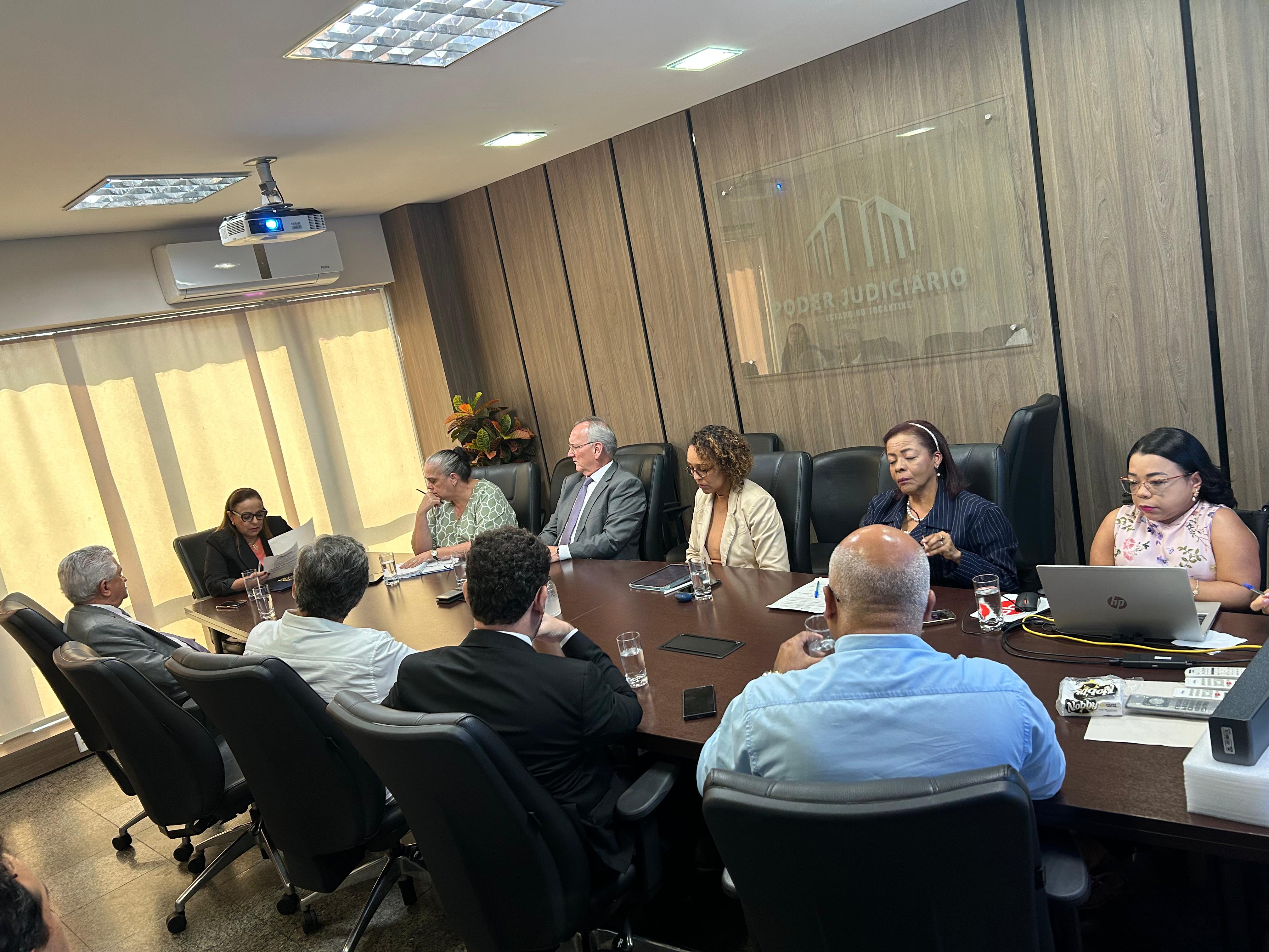 Imagem da reunião do NUGEPAC