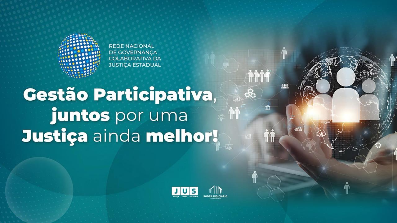 Arte em fundo verde com informações sobre pesquisa para elaboração de metas nacionais do CNJ 