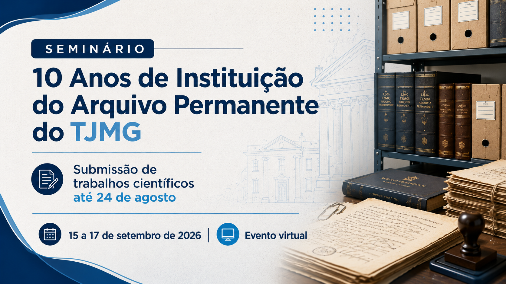 Arte de divulgação do Seminário 