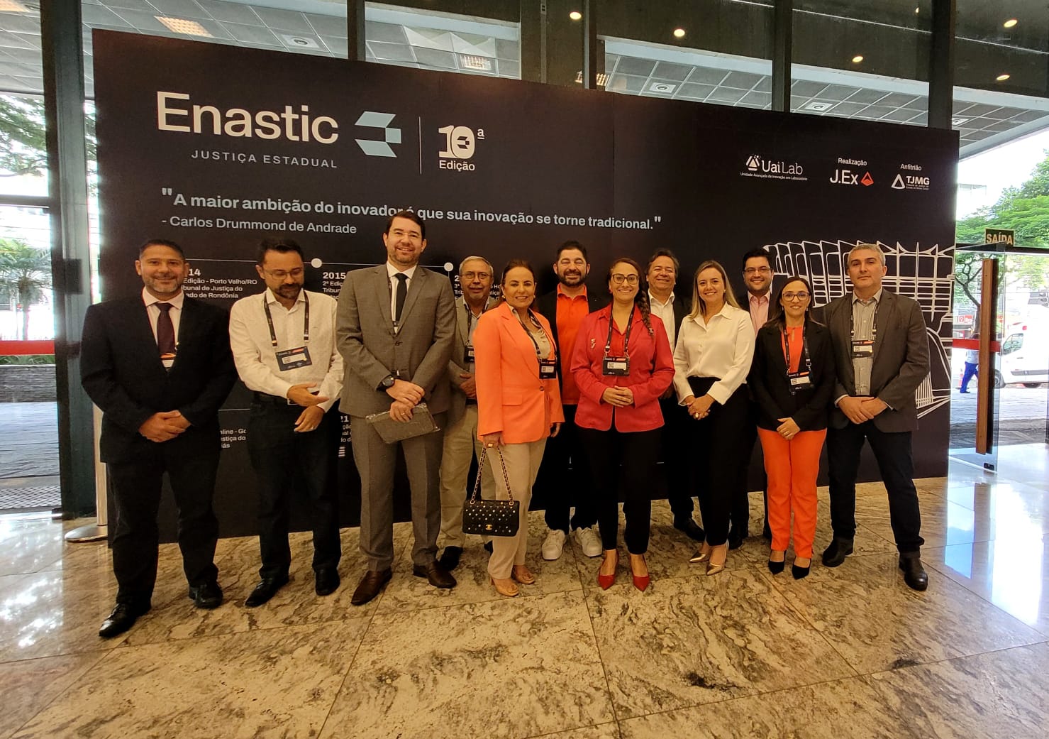 Autoridades do Poder Judiciário do Tocantins presentes no Encontro Nacional de Tecnologia e Inovação da Justiça Estadual