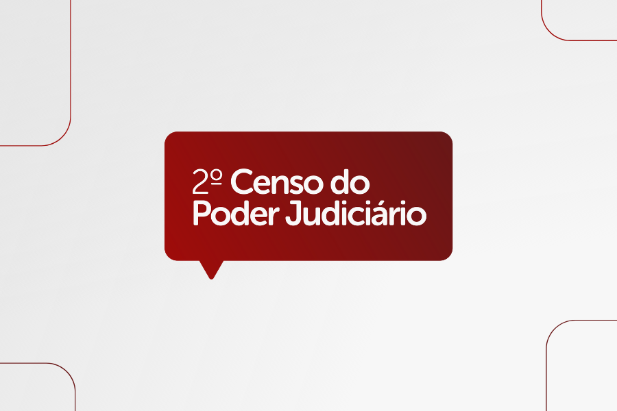 Arte feita para divulgar o 2º senso do Poder Judiciário