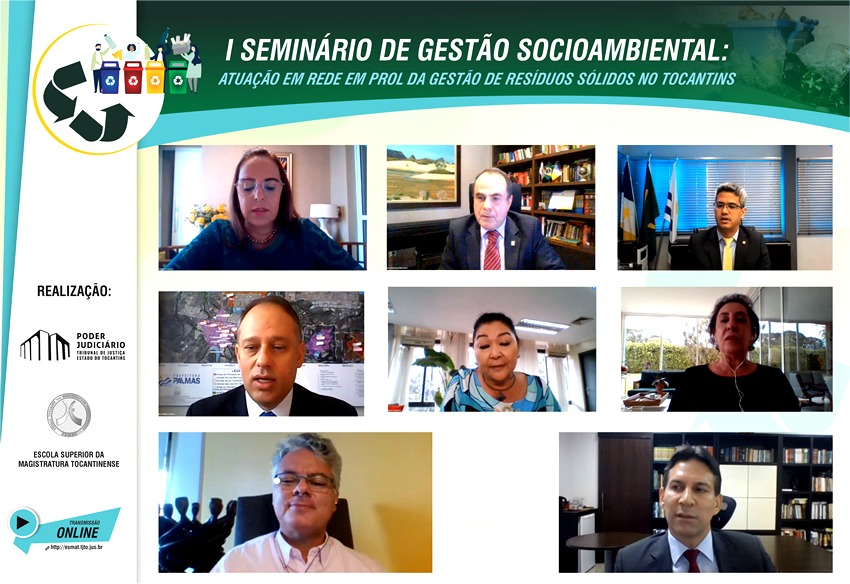 Rede to sustentavel producao e descarte corretos de residuos solidos pelas instituicoes publicas e municipios sao destaque na abertura do seminario de gestao socioambiental